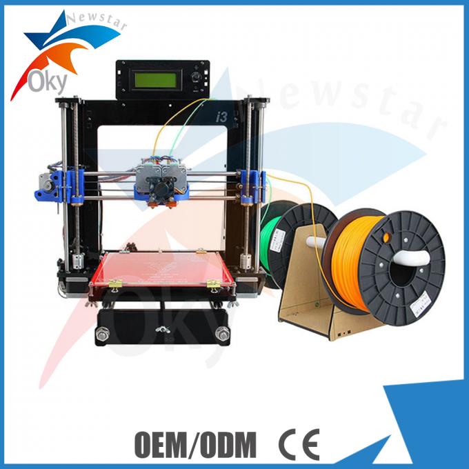Laser Cut Acrylic Frame 3d Printer Kits Dual Extruder I3 Pro C Multicolor