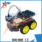 4WD Car Ultrasonic Line track Obstacle Avoidance Anti drop Smart Car Robot Kit