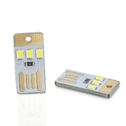 USB Portable Night Light Module 0.2 Pixel Pitch Mini Keychain 3 LED For Camping