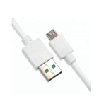 1M White 0.6A Micro USB Cable For Micro Bit