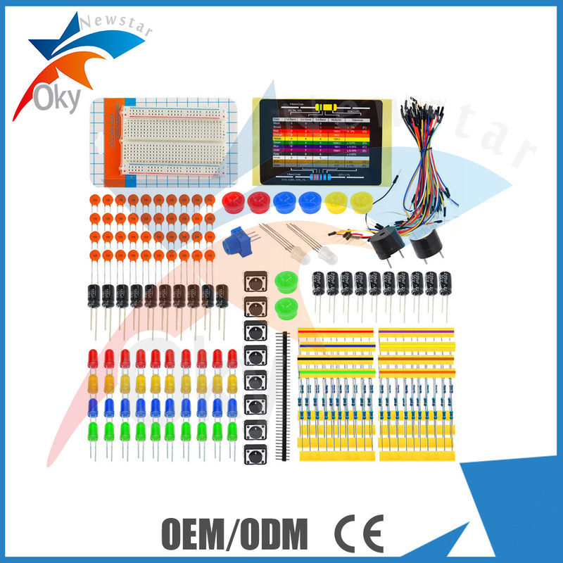 Electronic Components starter Kit for Ardu Fans Package with Breadboard, Wire