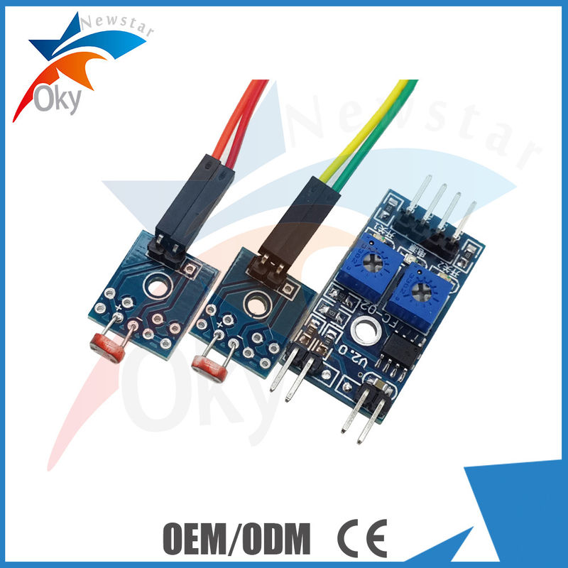 Wired Sensor Module For Arduino 2 Channel Photosensitive Resistance