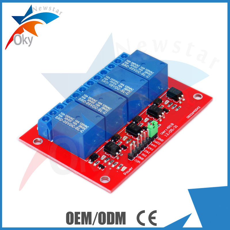 4 Channel 5V Arduino Relay Module Control Module With Surface Mount