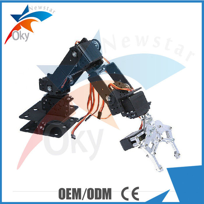 6DOF Clamp Claw Mount Arduino DOF Robot Aluminium Rotating Mechanical Robotic Arm