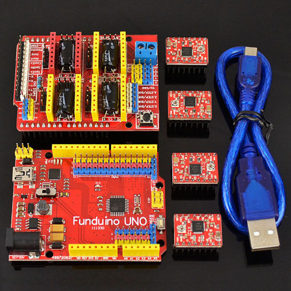Stable 3D Printer Kits simple with F-UNO development board