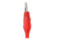 28MM Red Electronic Components Metal Alligator Clip With Plastic Boot Rated