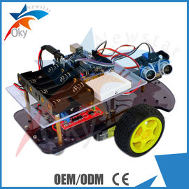 DIY 2WD Smart Toy Arduino Car Robot Chassis HC - SR04 Ultrasonic Intelligent Car