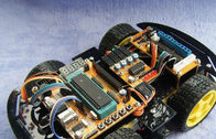 L293D 4wd Drive Robot Smart Car Chassis , Remote Control Car Parts