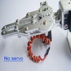 DIY Robot Kit Aluminum 2 DOF Robot Arm , Digital Metal Gear Servo For Arduino