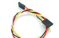 20cm Dupont Jumper Wires Female To Female , 4 Pin Dupont Line 2.54mm Spacing Pin Header