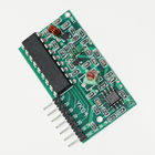 Gold Color 4 Channels 315Mhz Arduino Sensor Module RF Wireless Remote Control ​58*38*13mm