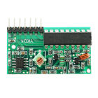 Gold Color 4 Channels 315Mhz Arduino Sensor Module RF Wireless Remote Control ​58*38*13mm