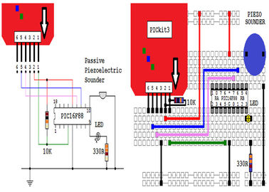 Red Microchip Programmer Pickit 3 For Arduino Controller Board New Condition