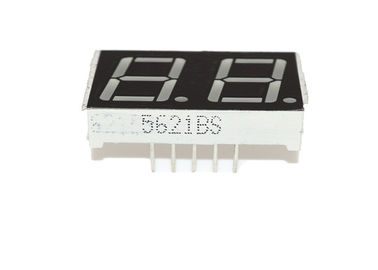 0.56&quot; 2 Digit 7 Segment LED Display ABS Material Common Cathode Type