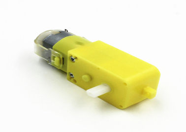 Yellow DC Gear Motor 3V - 6V For Intelligent Car TT Robot Bi - Directions Rotation