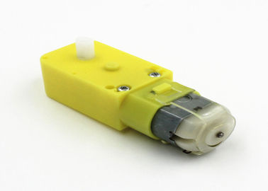 Yellow DC Gear Motor 3V - 6V For Intelligent Car TT Robot Bi - Directions Rotation