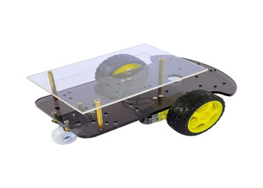 2 Layer Line Tracing Arduino Car Robot , Two Wheel Drive Smart Car Kits