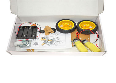 2WD Line Tracing Smart Car Chassis With Speed Encoder Strong Magnetism Motor