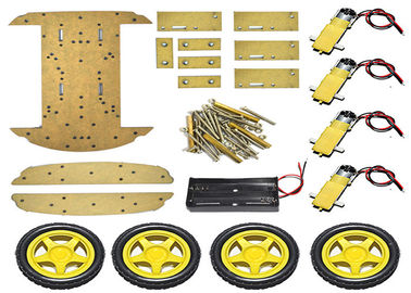 2 Layer 4WD Arduino Car Robot , Smart Car Chassis Four Wheel Drive