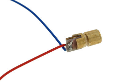 DC 5V Electronic Components , 650nm Laser Diode Module With Red Copper Head Tube