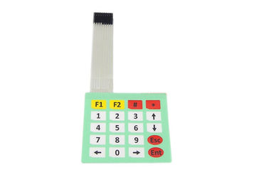 75 * 85mm Panel Membrane Matrix Keypad 18CM Length With 24 Months Warranty