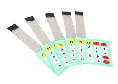 75 * 85mm Panel Membrane Matrix Keypad 18CM Length With 24 Months Warranty