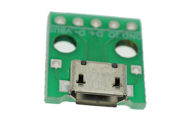 2.54mm Pin Arduino Sensor Module Micro USB To Dip Female Socket B Type With Soldering Adapter Board