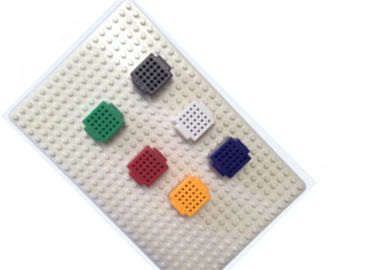 Solderless Super Mini Electronic Breadboard 25 Tie Points Colorful ABS Plastic