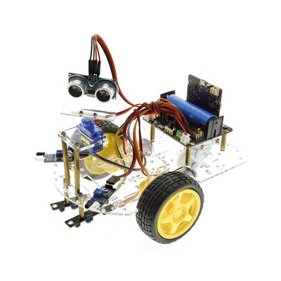 Multi - Function Robot Car Kits Ultrasonic Sensor Assembly With Tutorial