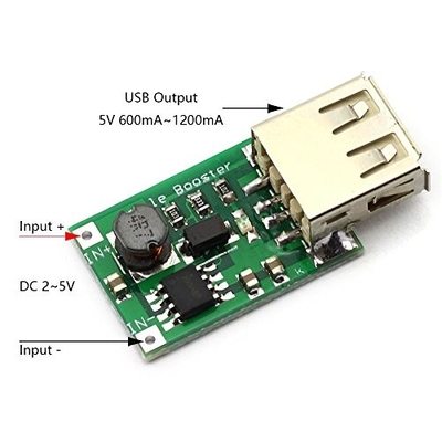 1200MA Boost Arduino Sensor Module 5V Power Supply Module Green Color