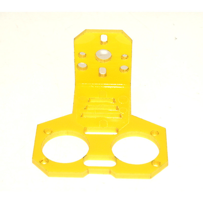 HC-SR04 Fixed Bracket Holder For Distance Sensor Yellow Color 2.8 - 3.1 Mm Thickness