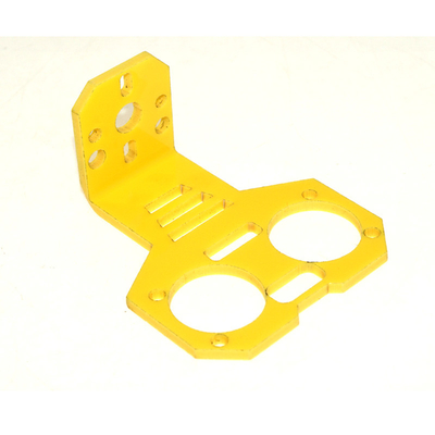 HC-SR04 Fixed Bracket Holder For Distance Sensor Yellow Color 2.8 - 3.1 Mm Thickness