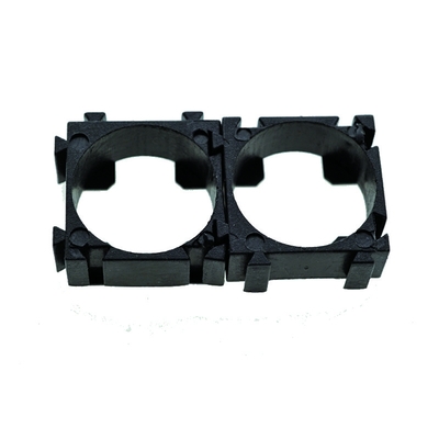 Single Lithium Battery Combination Bracket 18650 Black Color 20 * 20mm