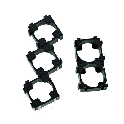 Single Lithium Battery Combination Bracket 18650 Black Color 20 * 20mm