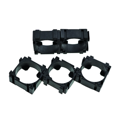 Single Lithium Battery Combination Bracket 18650 Black Color 20 * 20mm