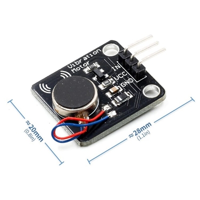 16g Weight Arduino Sensor Module PWM DC Vibrator Motor 9000 Rpm Rated Speed