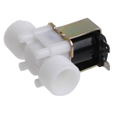 Plastic Electric Magnetic Water Control Valve Solenoid Valve 12V 24V Normally Closed