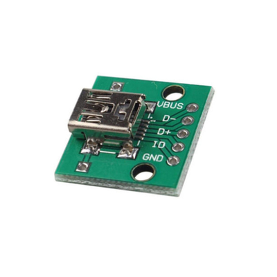 Electronic Arduino Sensor Module USB To DIP Micro USB Head Mini 5P Patch 2.54mm Adapter