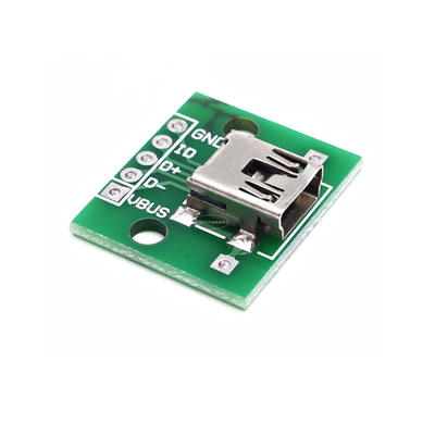 Electronic Arduino Sensor Module USB To DIP Micro USB Head Mini 5P Patch 2.54mm Adapter