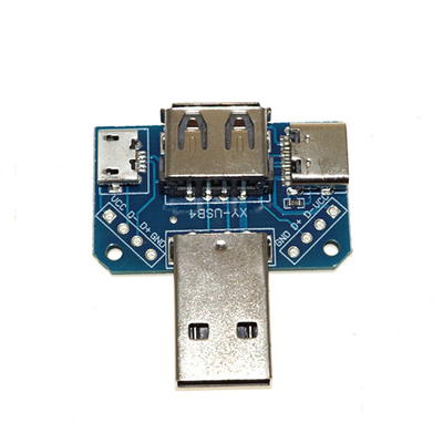 Multiple USB Adapter Micro USB Board Male To Female 4P Type C USB Converter