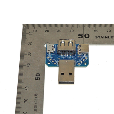 Multiple USB Adapter Micro USB Board Male To Female 4P Type C USB Converter