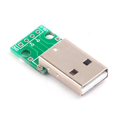 USB 2.0 Male To 2.54mm DIP PCB Adapter Board