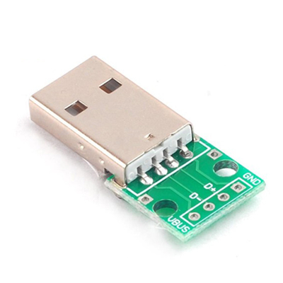 USB 2.0 Male To 2.54mm DIP PCB Adapter Board