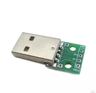 USB 2.0 Male To 2.54mm DIP PCB Adapter Board