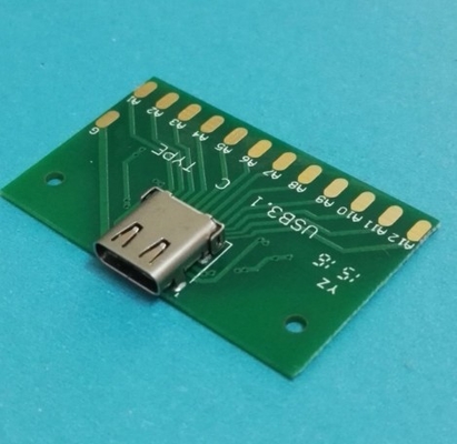 Okystar Green Color USB Type C Female Adapter