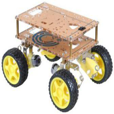 400mAh 4WD Robot Car Chassis With DC Motor