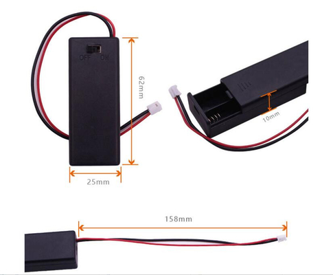 OKYSTAR 2 AAA Battery Storage Box For Microbit
