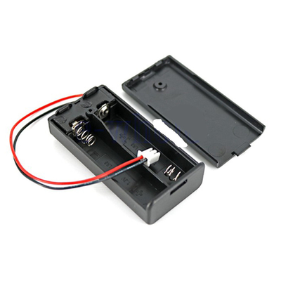 XH2.54 Connector Two 18650 Battery Holder Box With Cover