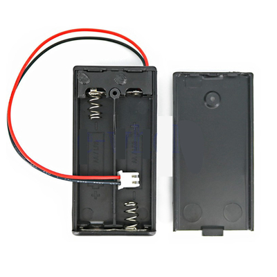 XH2.54 Connector Two 18650 Battery Holder Box With Cover