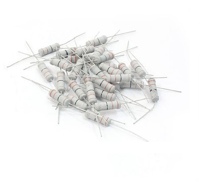 1W White Carbon Film Resistor Kit for Electronic Products